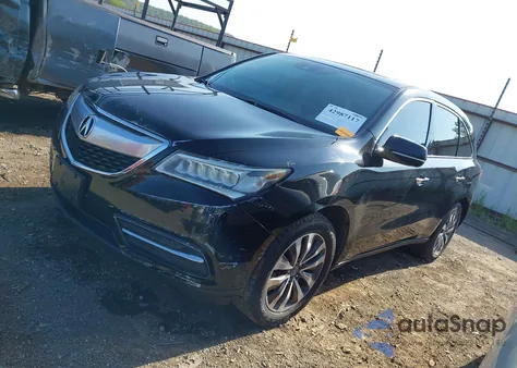 2016 Acura Mdx Technology Acurawatch Plus Packages/Technology Package from USA, damaged, VIN 5FRYD4H4XGB042062